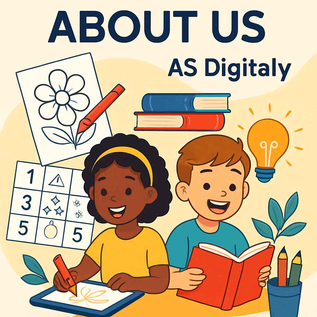Learn about the creator behind AS Digitaly and our mission to combine creativity with education through digital resources.