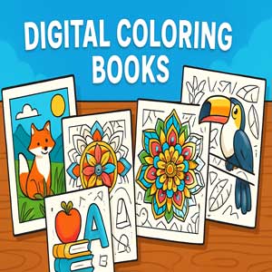 Digital Coloring Books