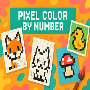 Pixel Color by Number