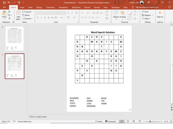 Word Search Puzzle Generator - Digital Tool