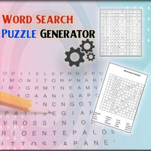Word Search Puzzle Generator - Digital Tool