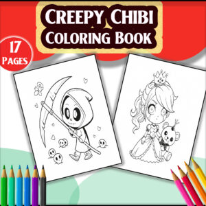 Free Creepy Chibi Coloring Book