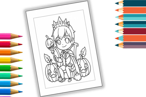 Free Creepy Chibi Coloring Book