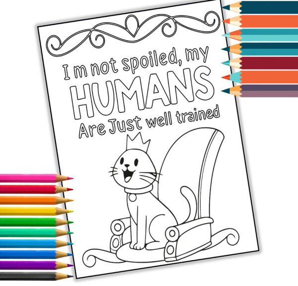 Pet Lovers Coloring Book with 29 Adorable Designs & Inspirational Quotes
