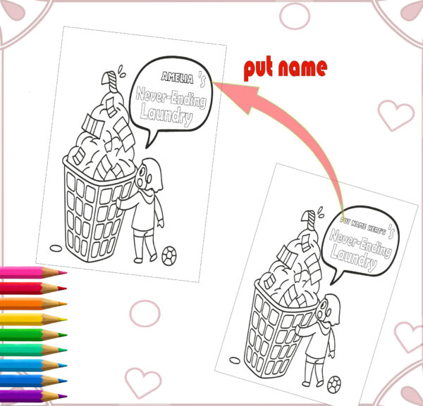 Adulting Fails- Coloring Book | Personalized Interactive Coloring Pages | Funny Adult Life Struggles | template canva - Image 4