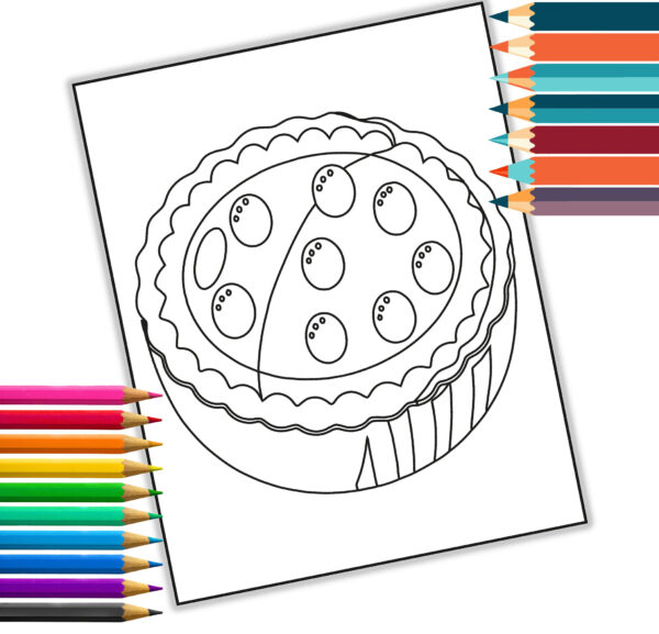 Delectable Desserts Coloring Book | 38 Sweet Illustrated Designs