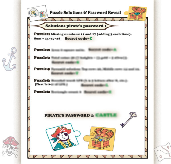 Puzzle Path to Treasure: Math & Logic Puzzle Challenge