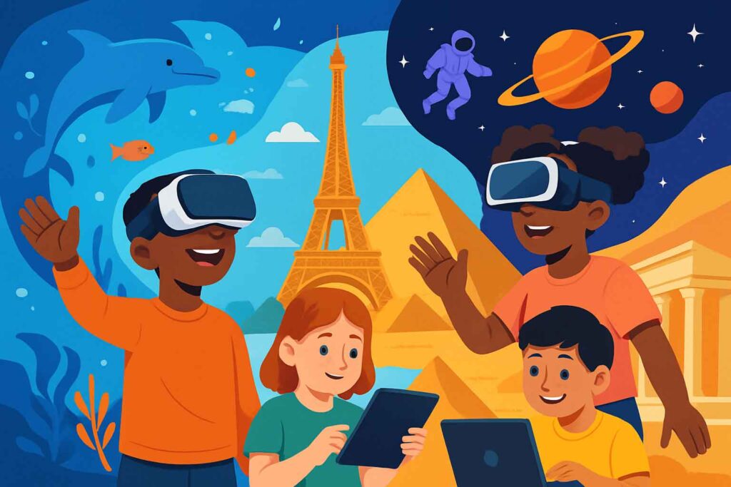 Explore the World from Home: A Practical Guide to Virtual Field Trips for Kids, Parents, and Teachers