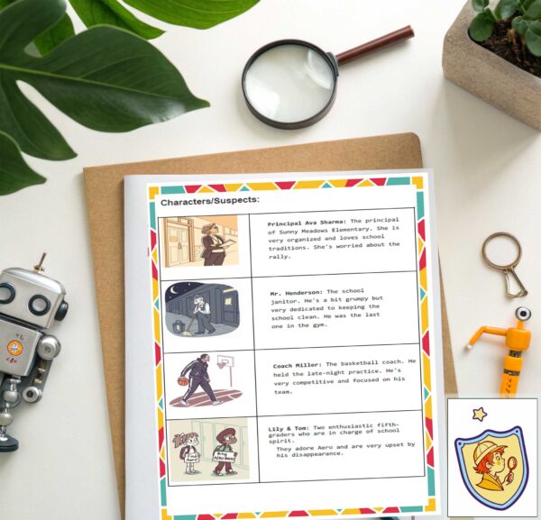 AI Detective Agency: Mystery-Solving Critical Thinking Pack for Kids (Ages 8–12)